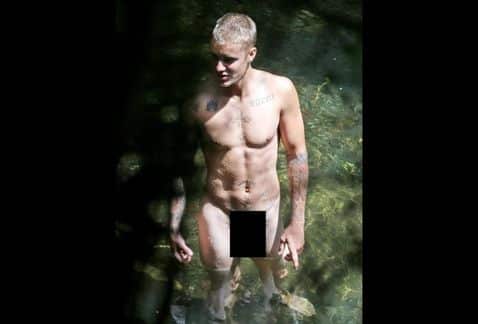El desnudo de Justin Bieber en hawaii